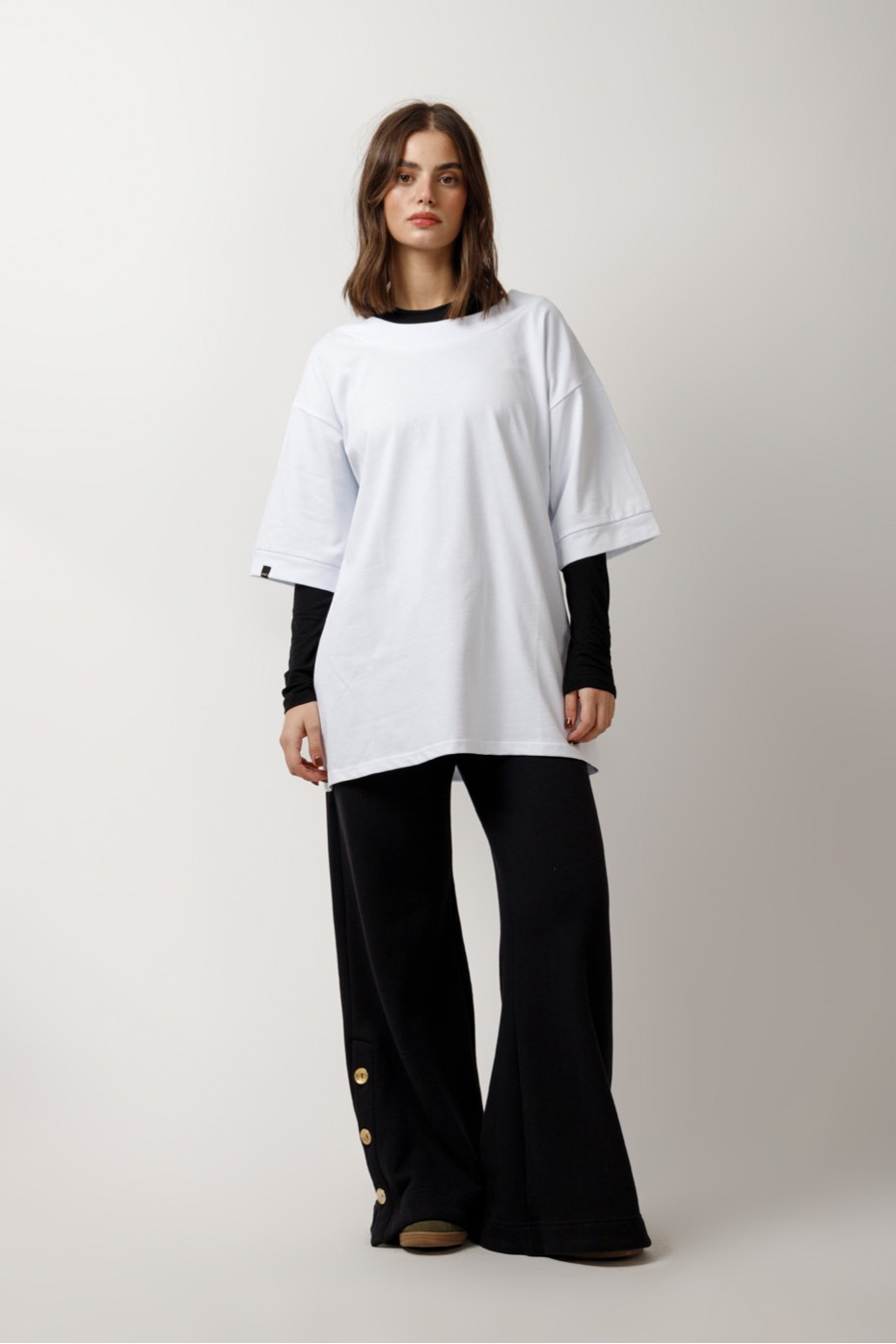 ΜΠΛΟΥΖΑ OVERSIZED ME 3/4 MANIKIA