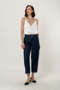 V-NECK TOP WITH STRAPS