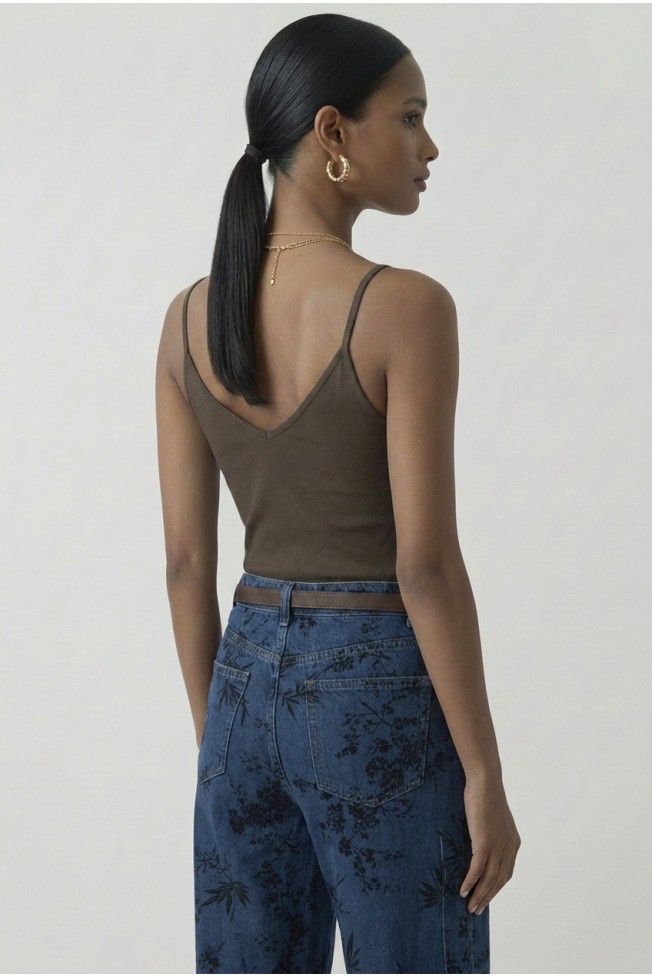 BAMBOO TOP WITH STRAPS