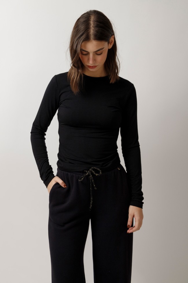 LONG SLEEVE BAMBOO BLOUSE