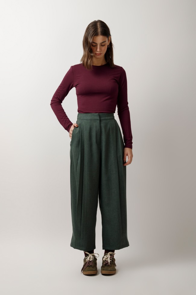 LONG SLEEVE BAMBOO BLOUSE