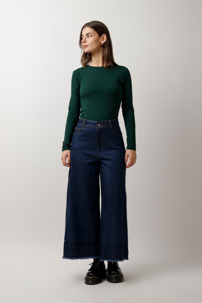 LONG SLEEVE BAMBOO BLOUSE