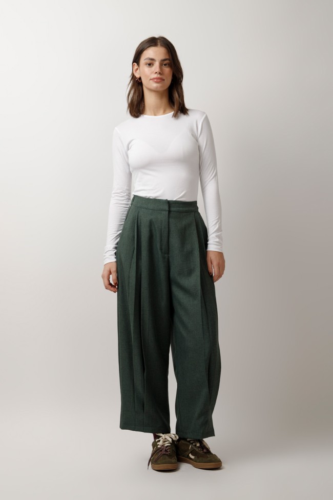 LONG SLEEVE BAMBOO BLOUSE