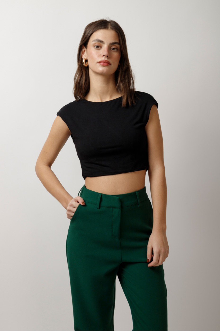 ΜΠΛΟΥΖΑ CROP ΚΟΝΤΟΜΑΝΙΚΗ BAΜBOO