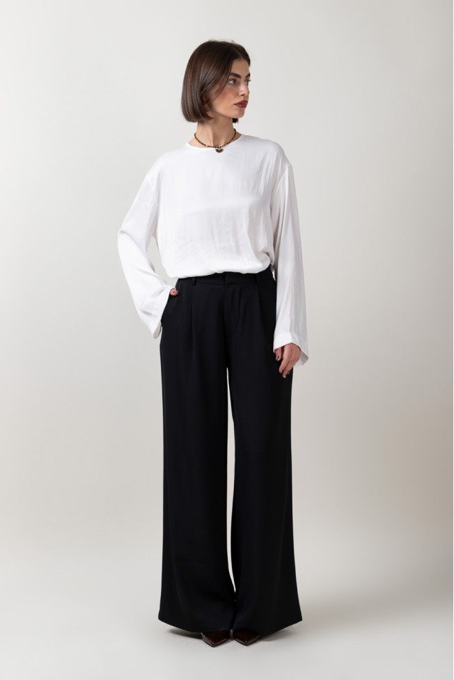 LONG SLEEVE BLOUSE WITH BUTTON