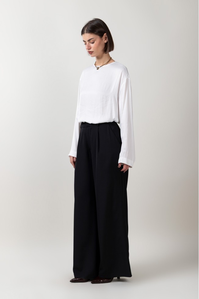 LONG SLEEVE BLOUSE WITH BUTTON