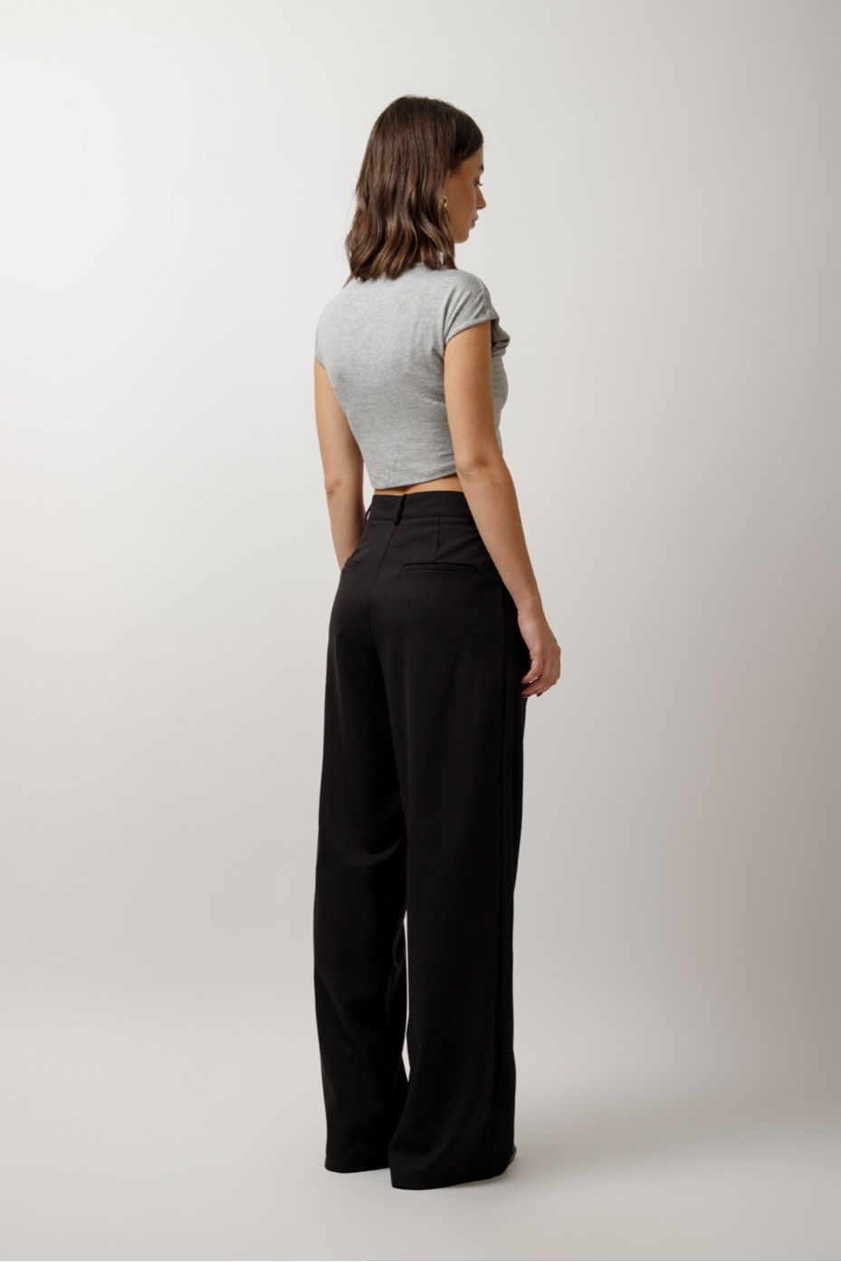 HIGH WAISTED PANTS WITH PLEATS