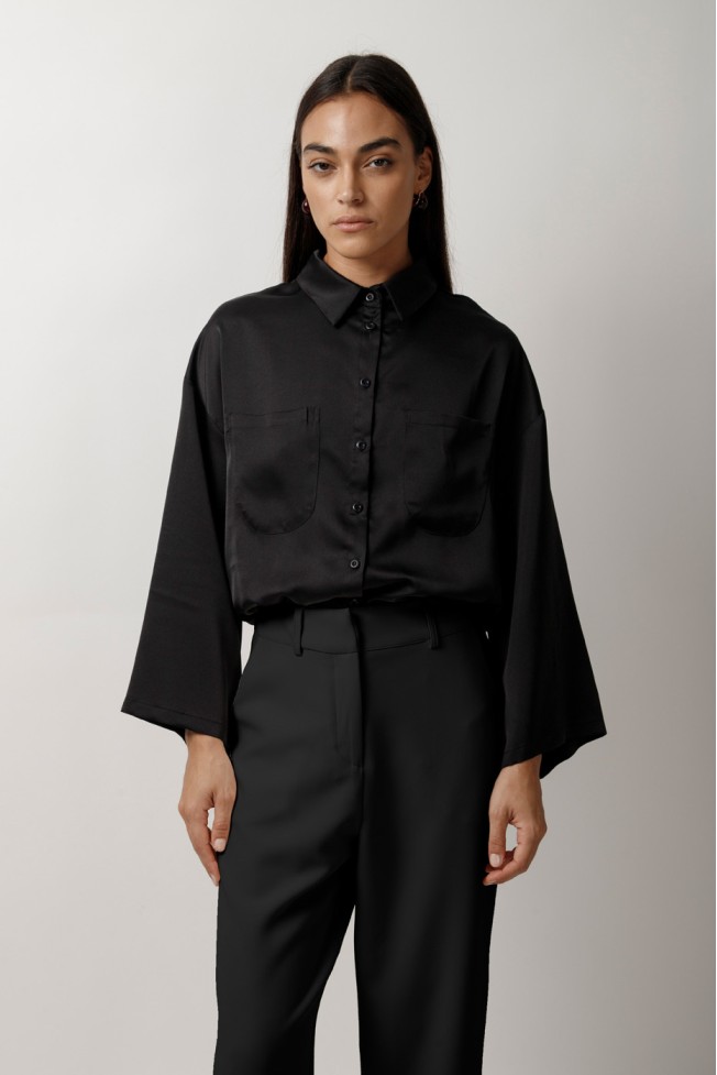 CROP PANTS WITH ELASTIC
