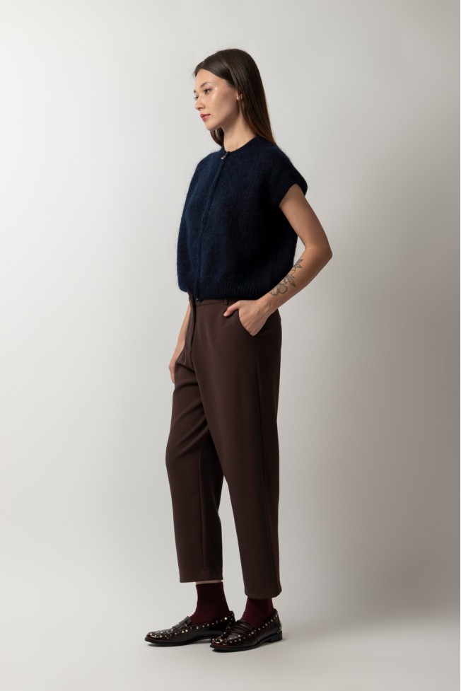 CROP PANTS WITH ELASTIC