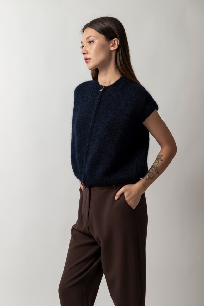 CROP PANTS WITH ELASTIC