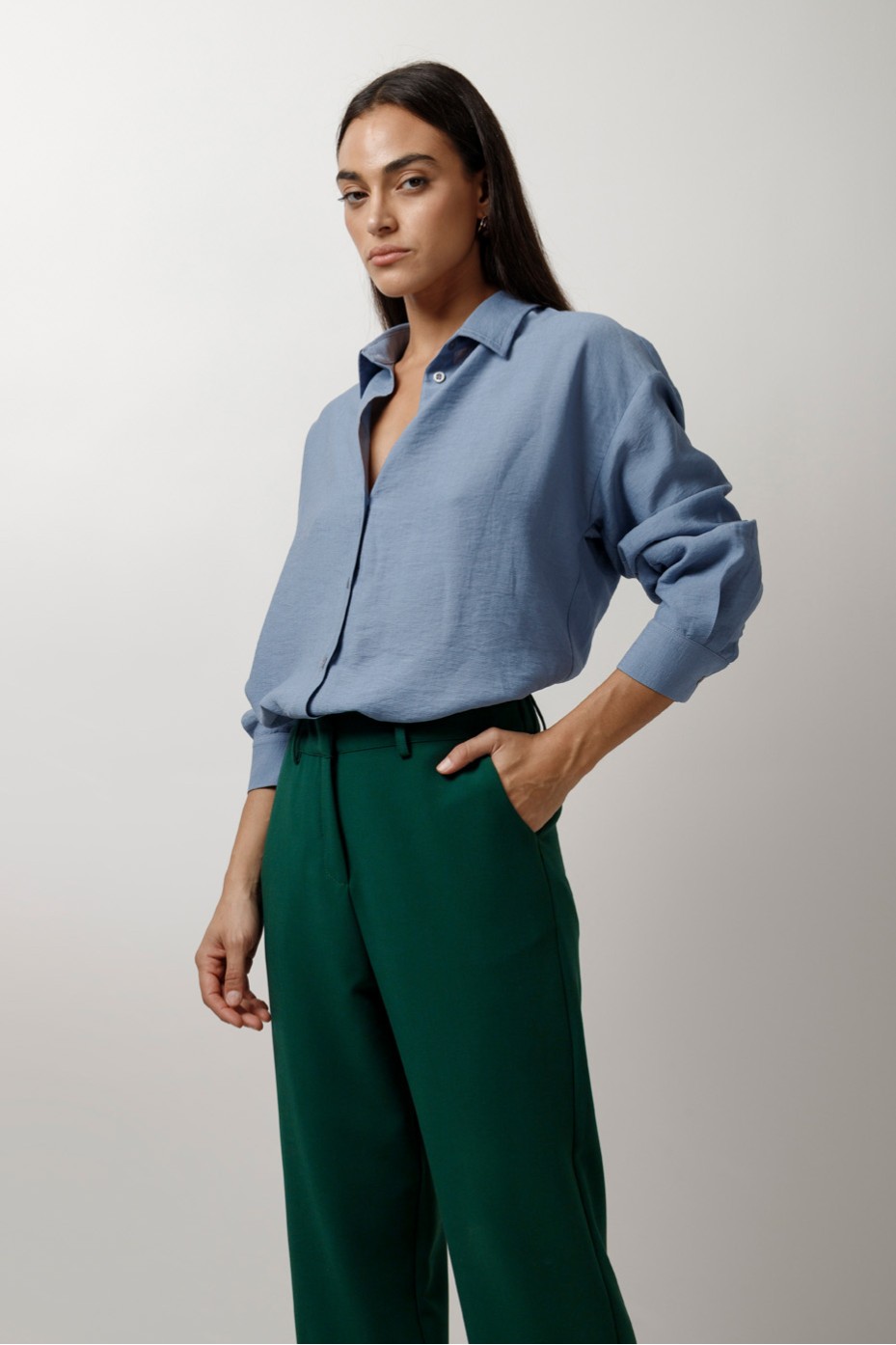 CROP PANTS WITH ELASTIC