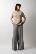 HIGH WAIST STRIPED WIDE PANTS
