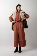 PANTS WITH WIDE LAPEL
