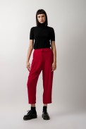 CROP PANTS WITH PLEATS