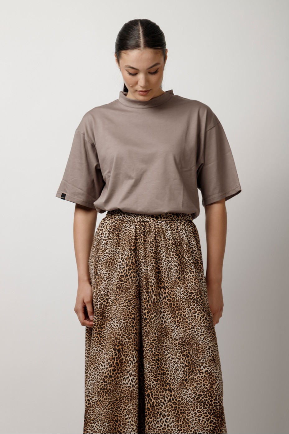 ΠΑΝΤΕΛΟΝΑ ANIMAL PRINT ΜΕ ΛΑΣΤΙΧΟ ΣΤΗ ΜΕΣΗ