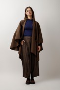 CHECKED BAGGY PANTS WITH PLEATS