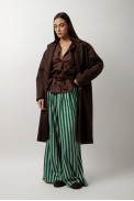 STRIPED PANTS WITH ELASTIC BACK