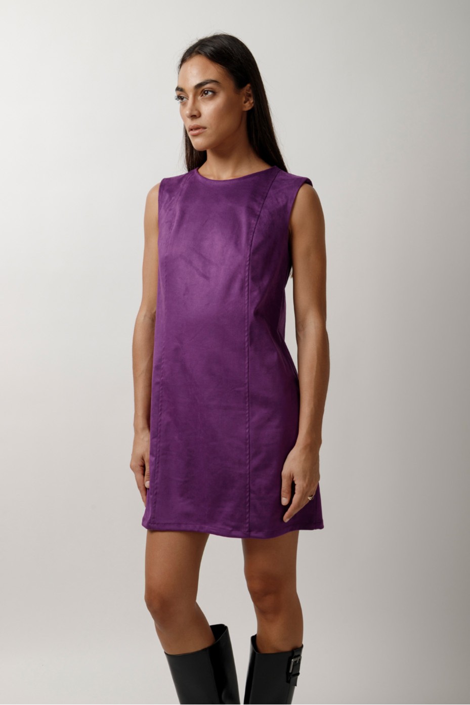SLEEVELESS MINI DRESS