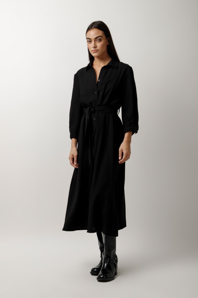 SKIRT DRESS WITH BELT