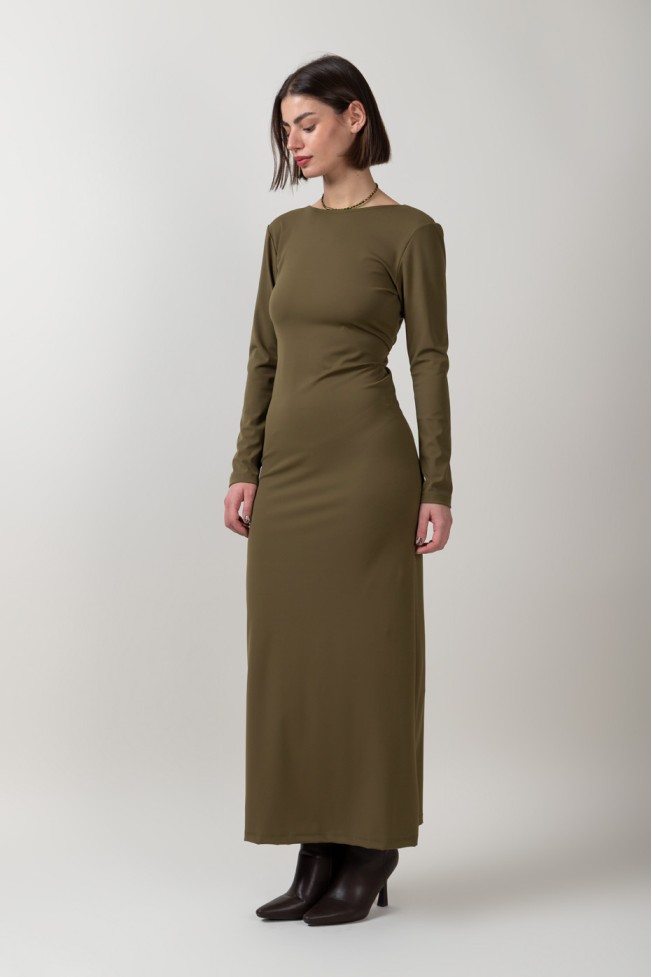 ELASTIC DRESS WITH OPEN BACK