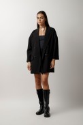 OVERSIZED JACKET WITH SIDE RIPS