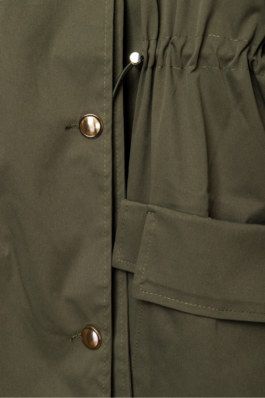MAXI TRENCH COATS WITH EXTERNAL POCKETS