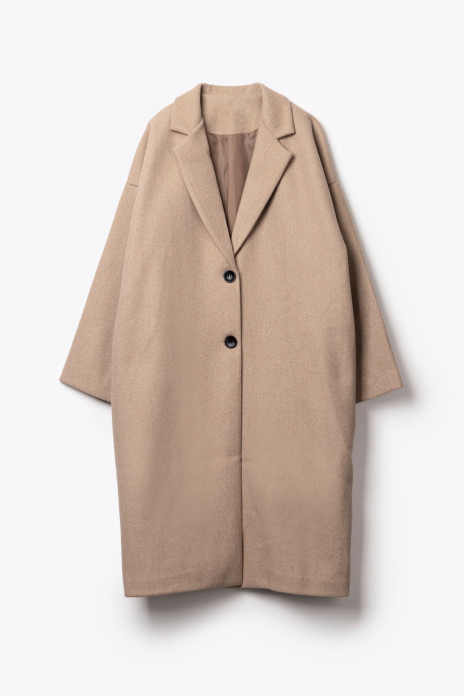 ΠΑΛΤΟ ΜΟΝΟΧΡΩΜΟ OVERSIZED