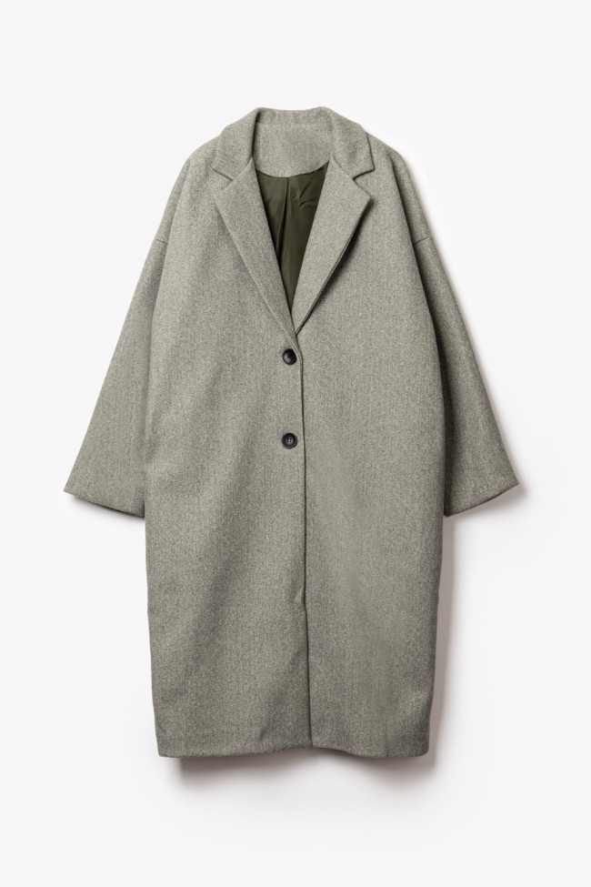 ΠΑΛΤΟ ΜΟΝΟΧΡΩΜΟ OVERSIZED