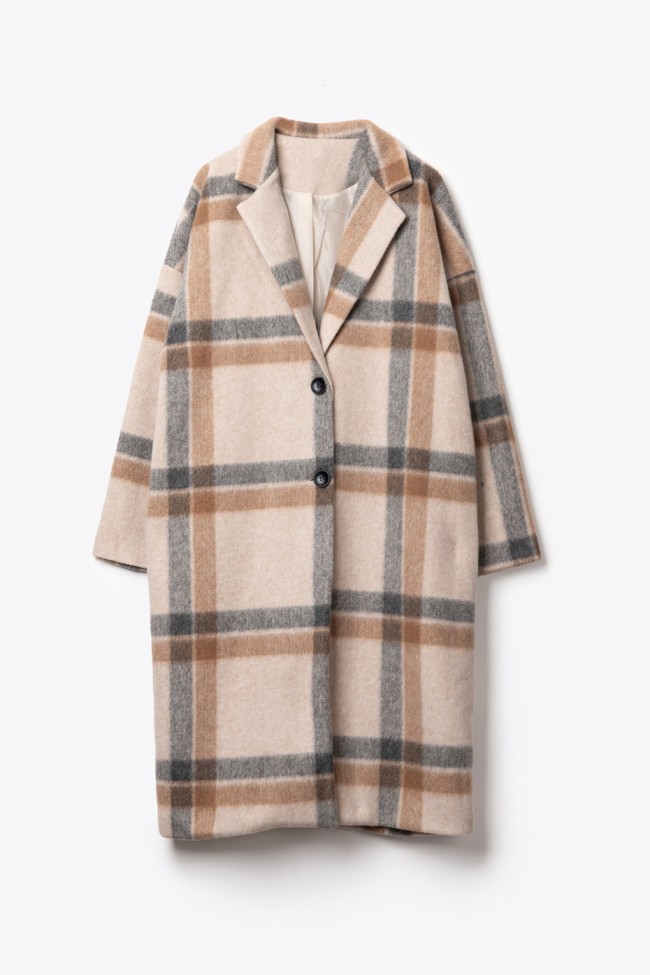 ΠΑΛΤΟ ΚΑΡΟ OVERSIZED