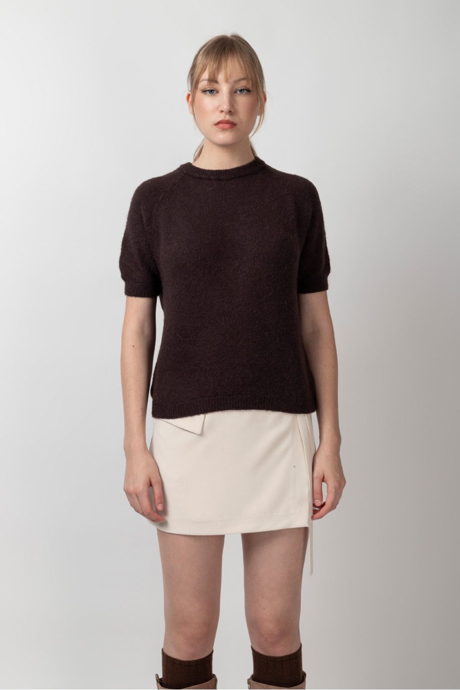 ΜΠΛΟΥΖΑ ΠΛΕΚΤΗ ΜΕ ΚΟΝΤΑ ΜΑΝΙΚΙΑ