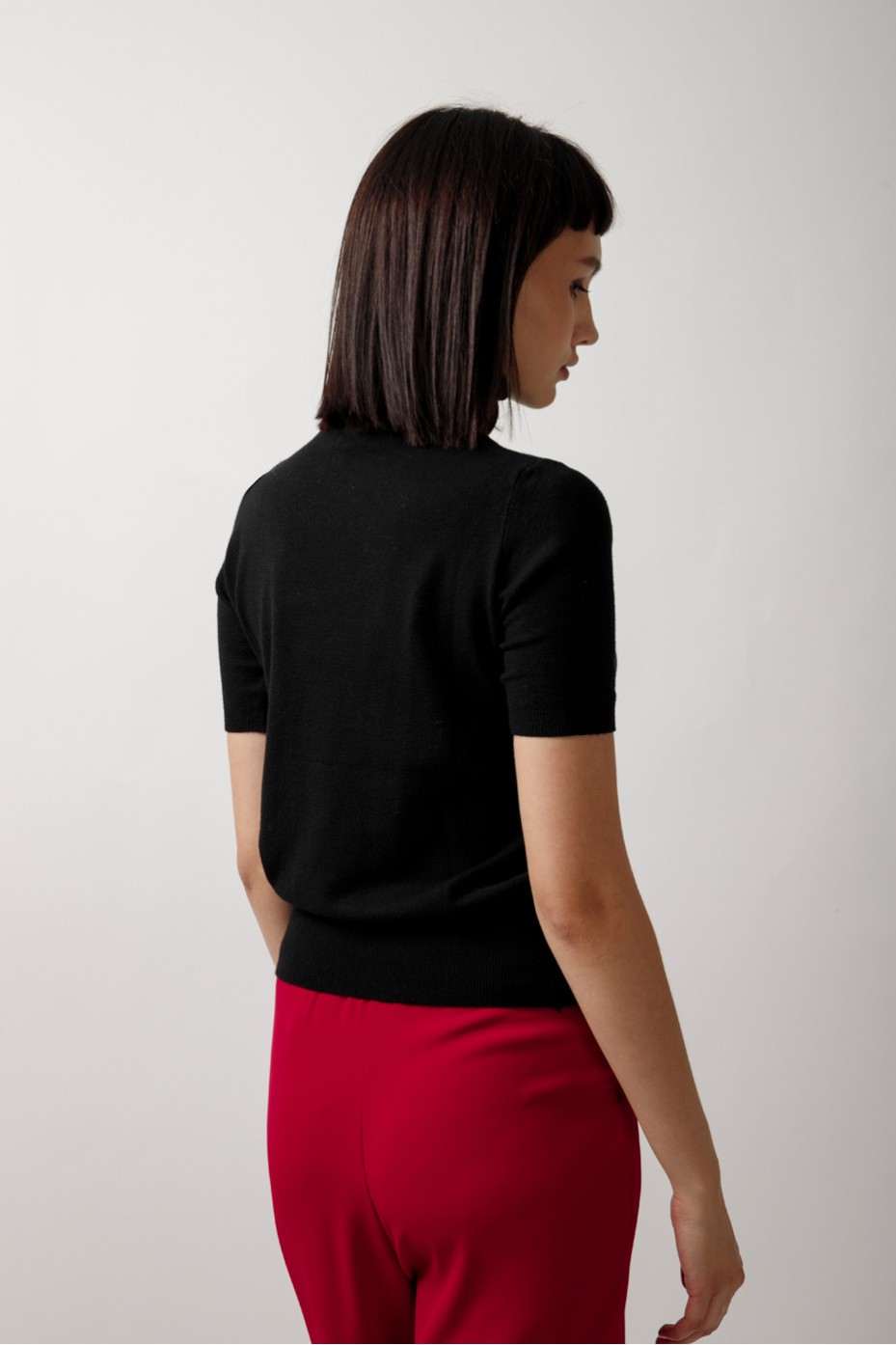 KNITTED BLOUSE WITH HALTER