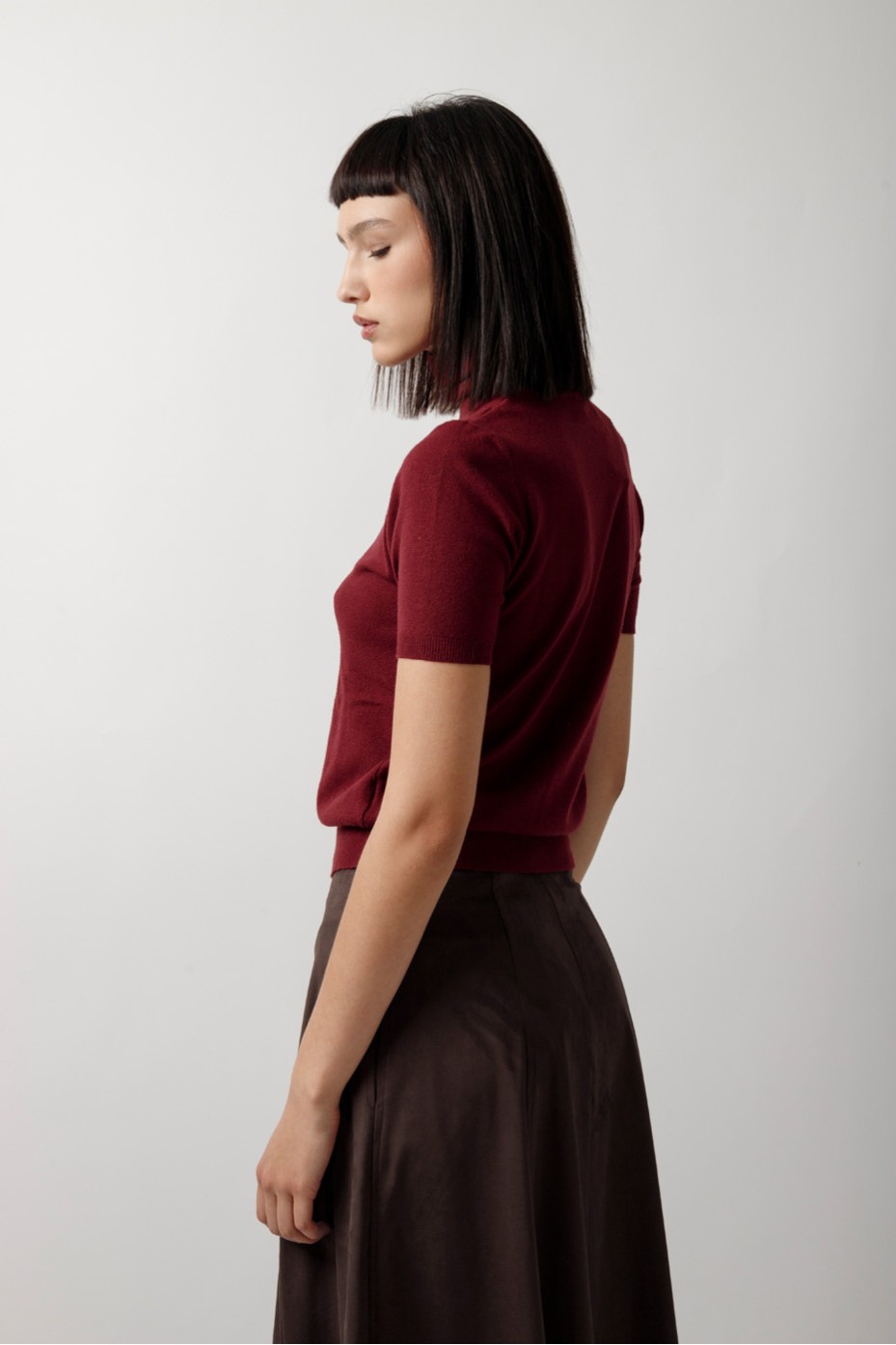 KNITTED BLOUSE WITH HALTER