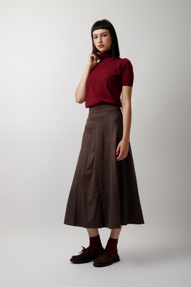 KNITTED BLOUSE WITH HALTER