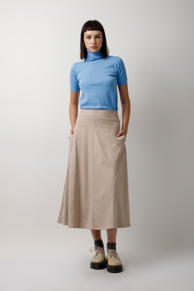 KNITTED BLOUSE WITH HALTER