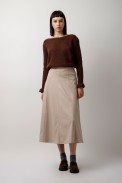 KNITTED BLOUSE WITH RUFFLES SLEEVES