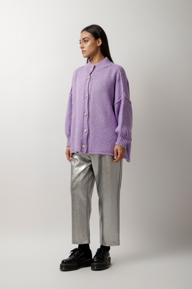 ΖΑΚΕΤΑ ΠΛΕΚΤΗ OVERSIZED ΜΕ ΚΟΥΜΠΙΑ