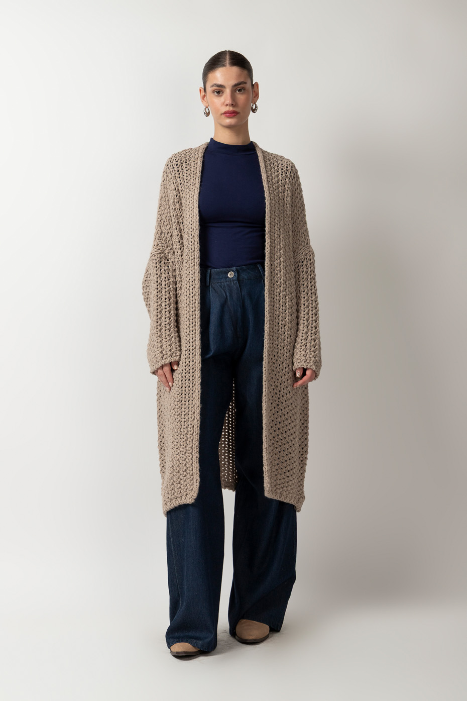 ΖΑΚΕΤΑ OVERSIZED ΜΕ ΧΟΝΤΡΗ ΠΛΕΞΗ