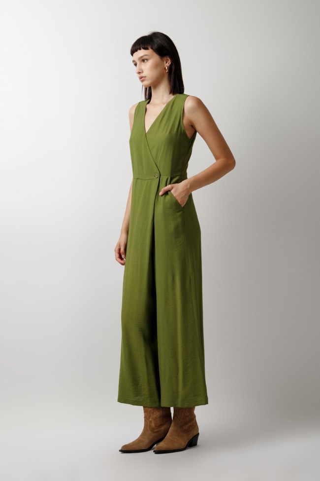 SLEEVELESS JUMPSUIT