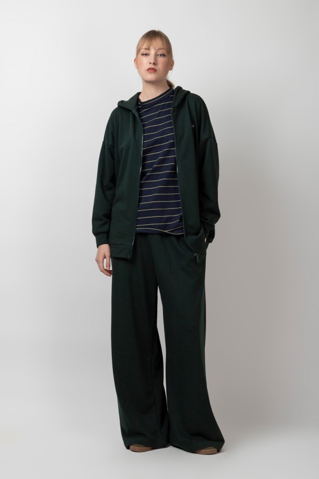 ΖΑΚΕΤΑ ΒΑΜΒΑΚΕΡΗ OVERSIZED ΜΕ ΚΟΥΚΟΥΛΑ