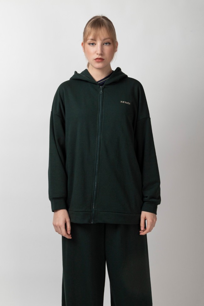 ΖΑΚΕΤΑ ΒΑΜΒΑΚΕΡΗ OVERSIZED ΜΕ ΚΟΥΚΟΥΛΑ