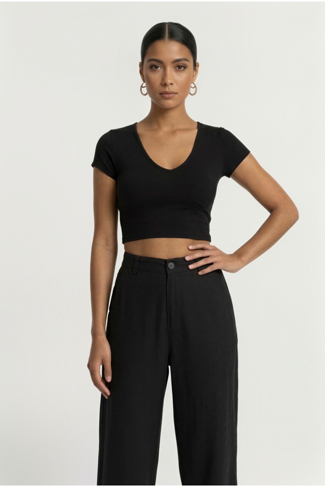 ΠΑΝΤΕΛΟΝΙ CROP ΣΕ BAGGY ΓΡΑΜΜΗ