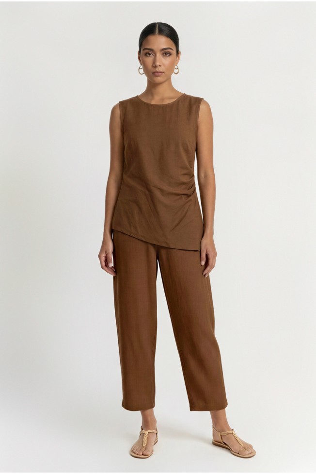 ΠΑΝΤΕΛΟΝΙ CROP ΣΕ BAGGY ΓΡΑΜΜΗ