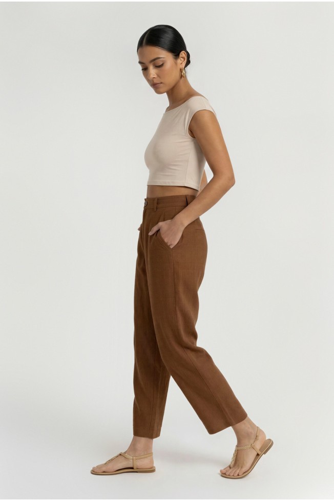 ΠΑΝΤΕΛΟΝΙ CROP ΣΕ BAGGY ΓΡΑΜΜΗ
