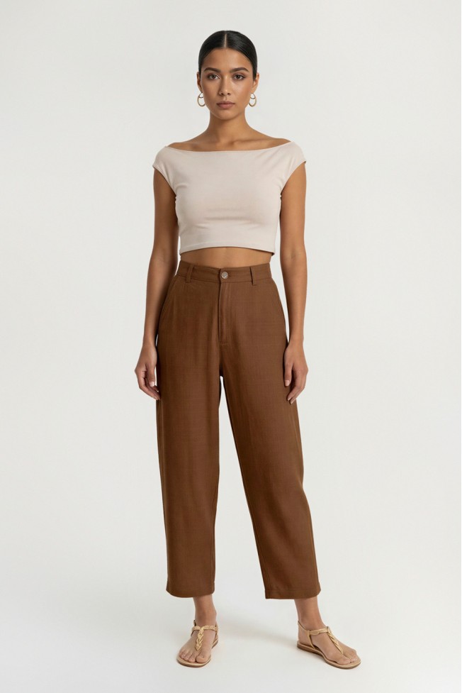 ΠΑΝΤΕΛΟΝΙ CROP ΣΕ BAGGY ΓΡΑΜΜΗ