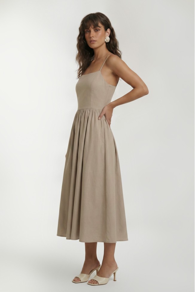 MIDI STRAPPY DRESS
