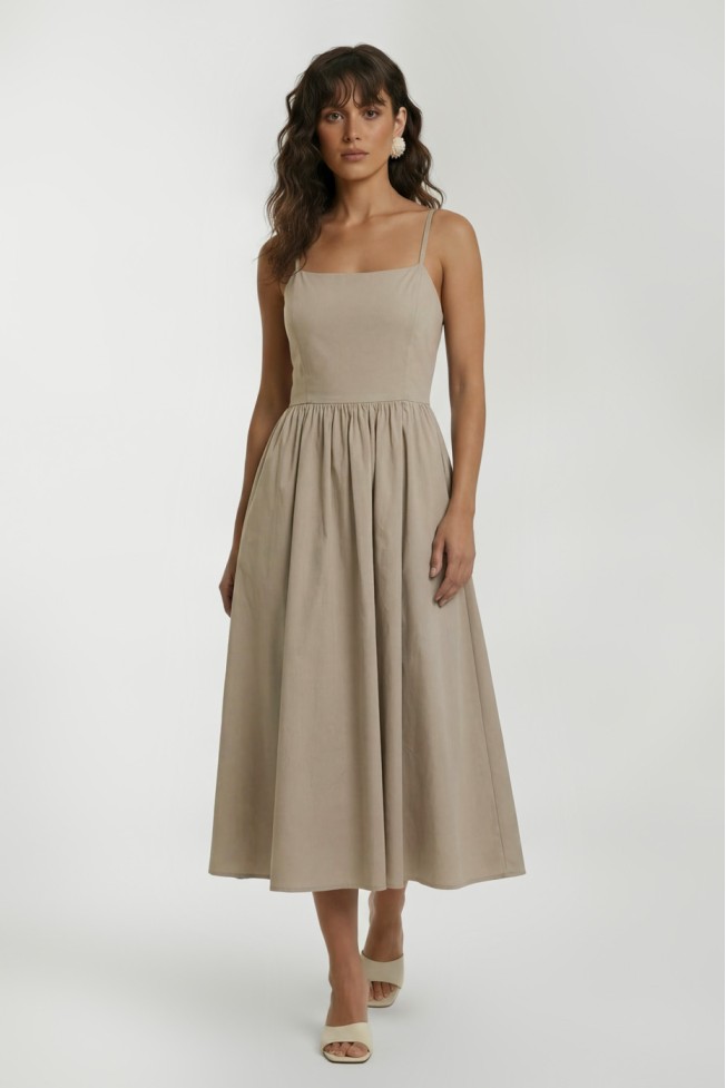 MIDI STRAPPY DRESS