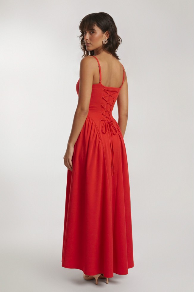 MAXI DRESS WITH STRAPS
