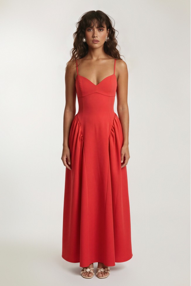 MAXI DRESS WITH STRAPS