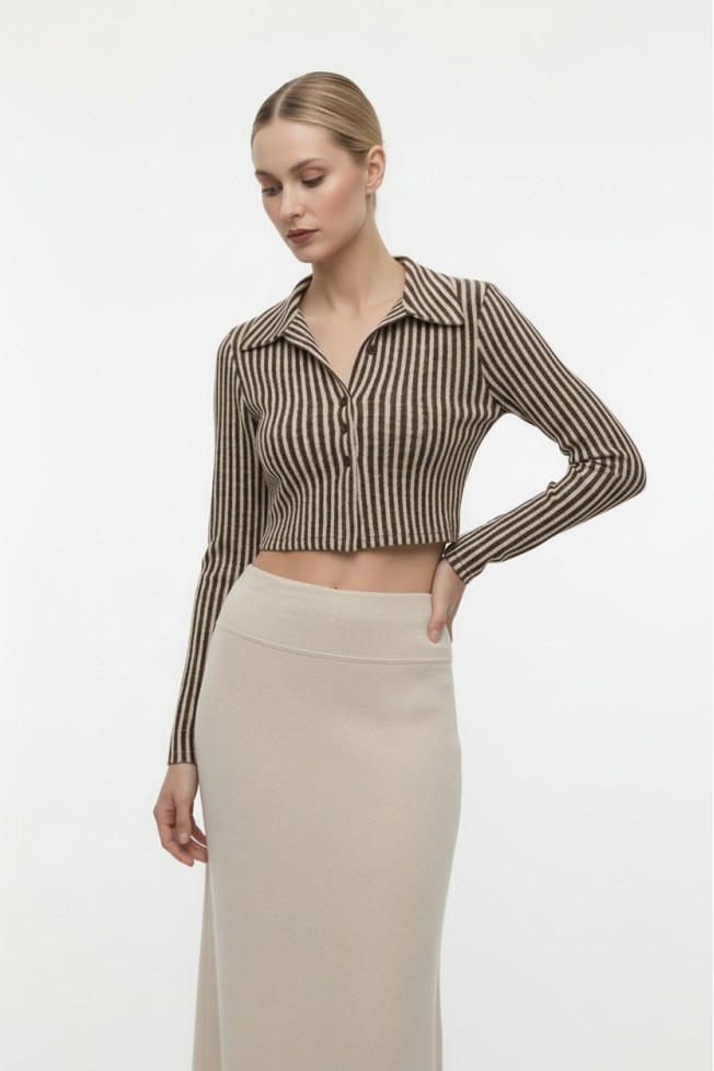 KNITTED PENCIL SKIRT