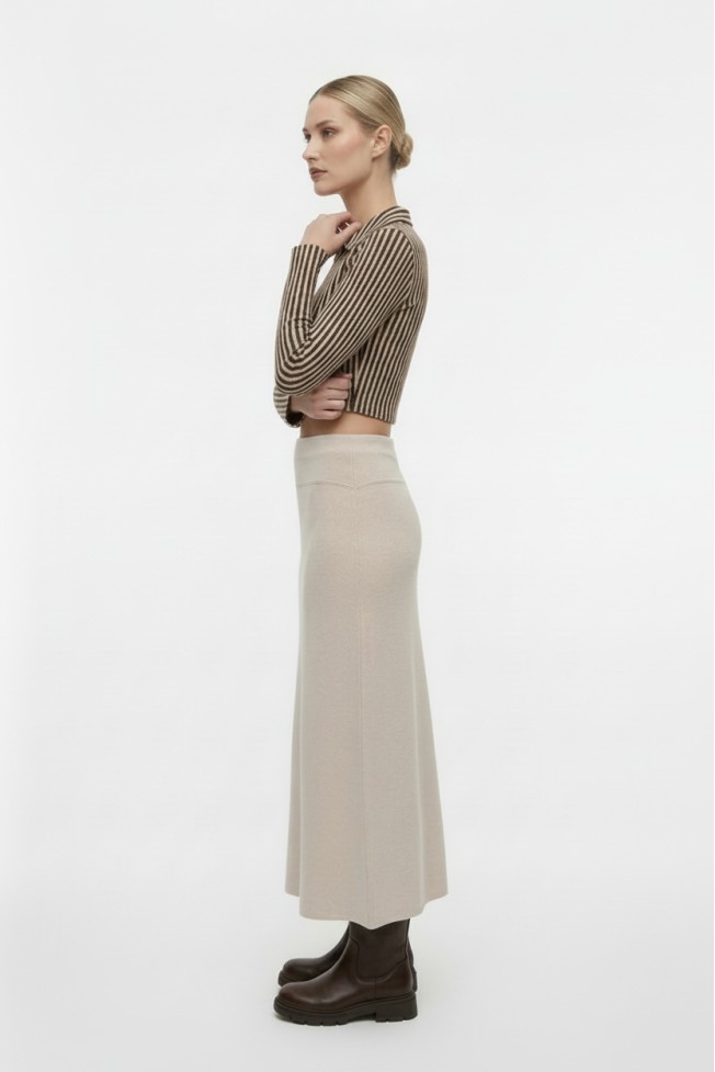 KNITTED PENCIL SKIRT